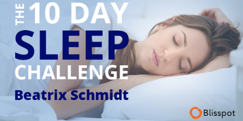 10 day sleep challenge course with beatrix schmidt blisspot
