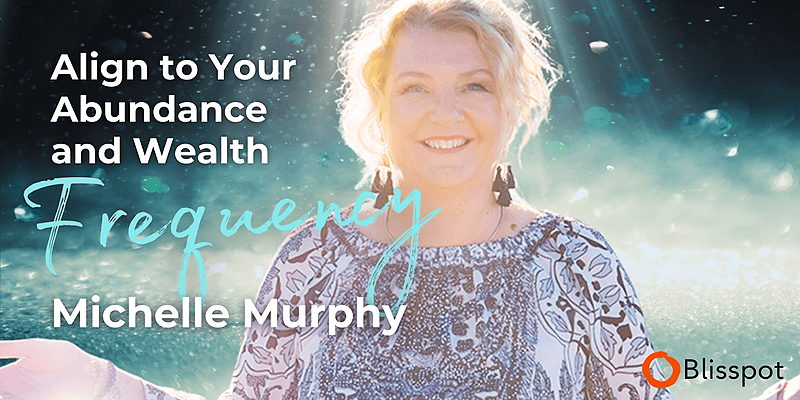 Michelle Murphy Course Align to Your Abundance Woman with blonde hair in beautiful light