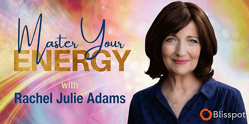 Woman with dark shoulder length hair and blue shirt explaining how to Master Your Energy