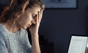 Self care for students who are frustrated and overwhelmed while they are working at their computer.