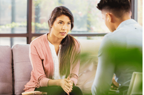 Manager check-in supporting employee mental health