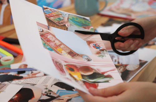 Visualization for Stress and Resilience with a vision board