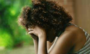 Grief and loss as a woman processes losing a loved one