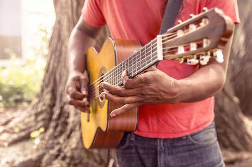 Man playing guitar