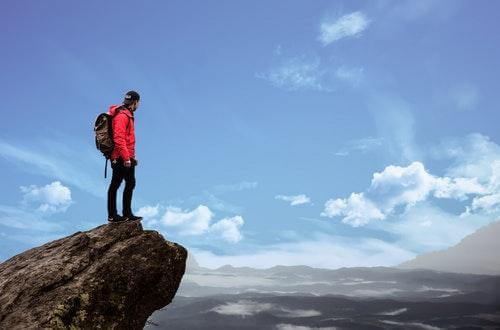 Man Hiking