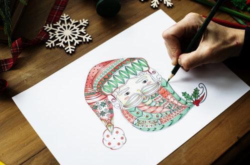 Santa Drawing