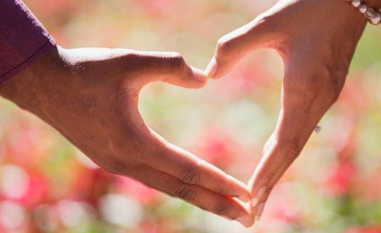 hands making a heart, love