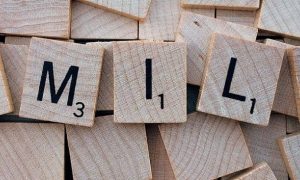 wooden blocks detailing word smile