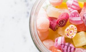 colorful candies in bowl