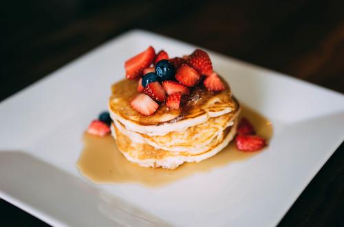 Pancake with Blueberries